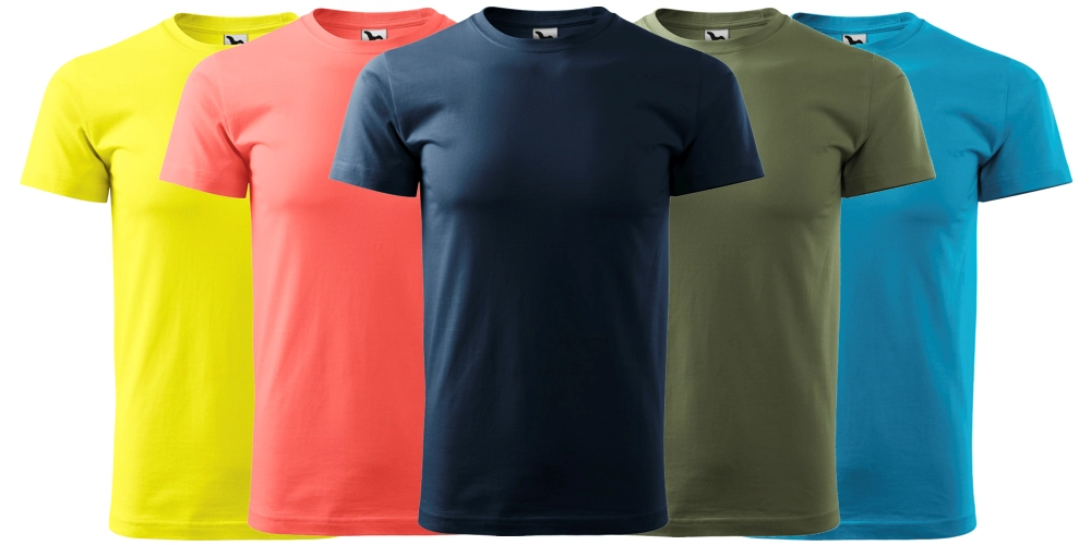 Barevný vzorník triček